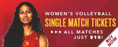 2026 USC Trojans Women's Volleyball Single Match Tickets | Buy Now