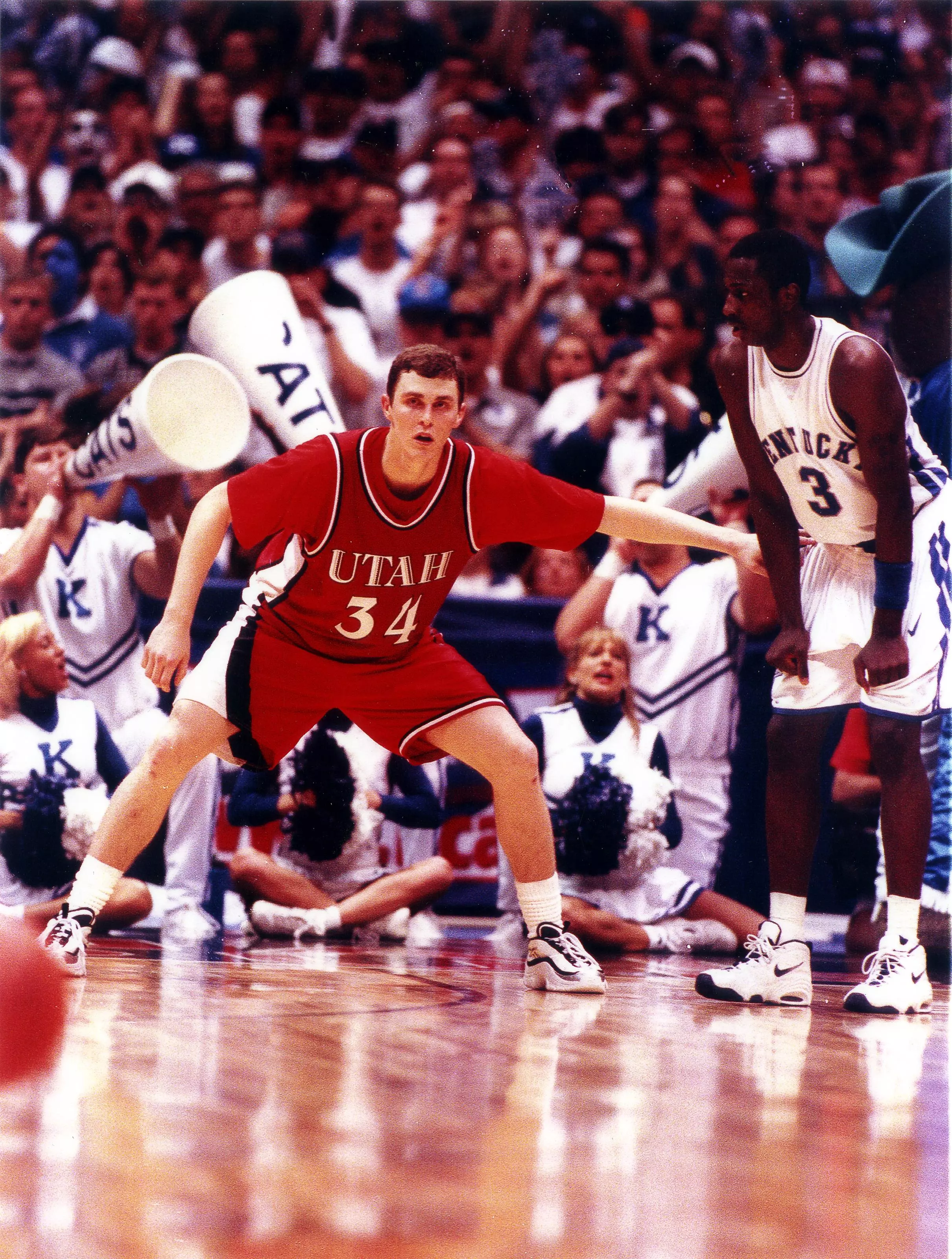 1998 Utah Men's basketball NCAA Final Four, San Antonio, Texas 3/28/1998 vs North Carolina