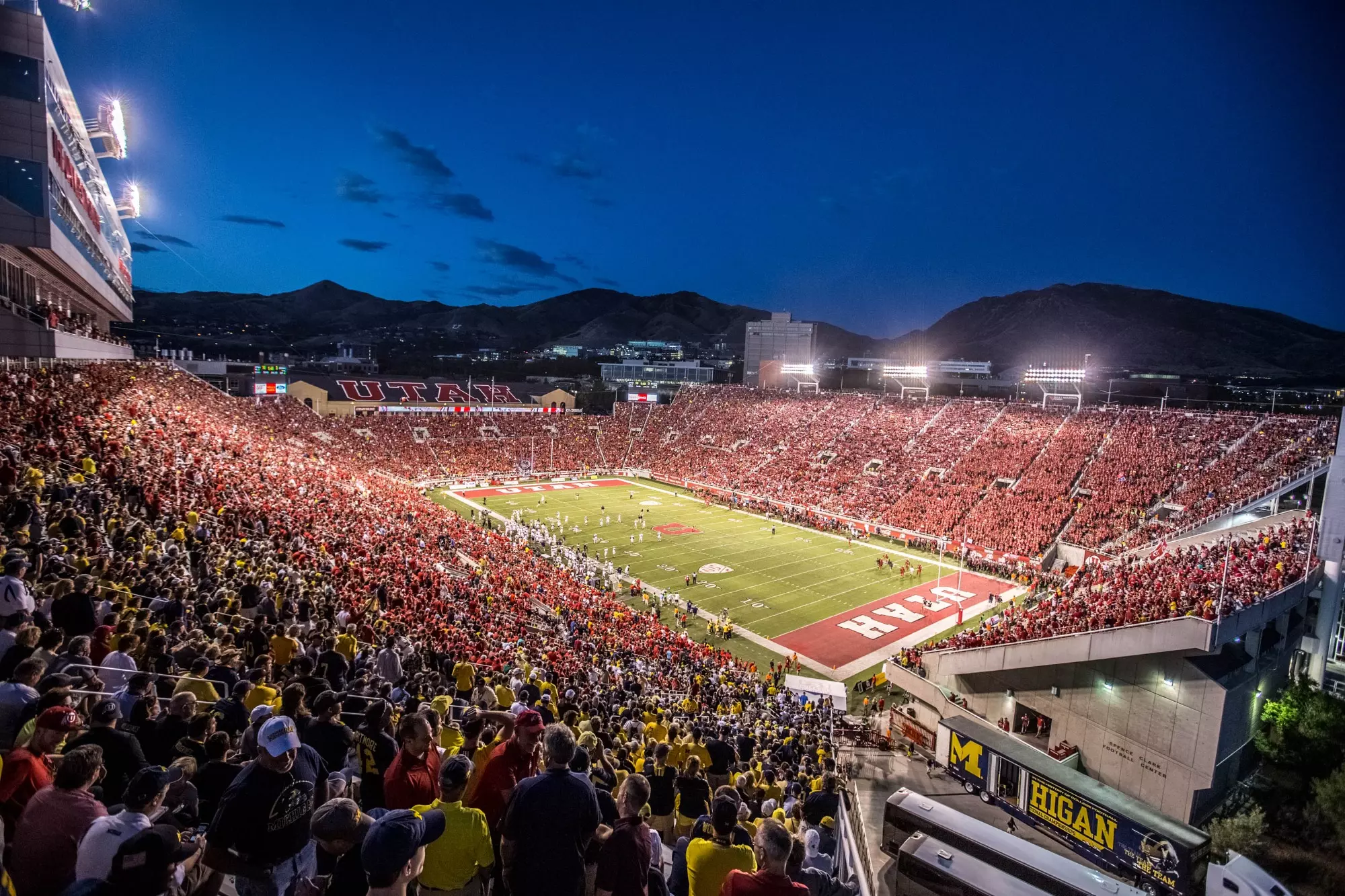 Rice-Eccles Wide Shot - vs. Michigan 2015
