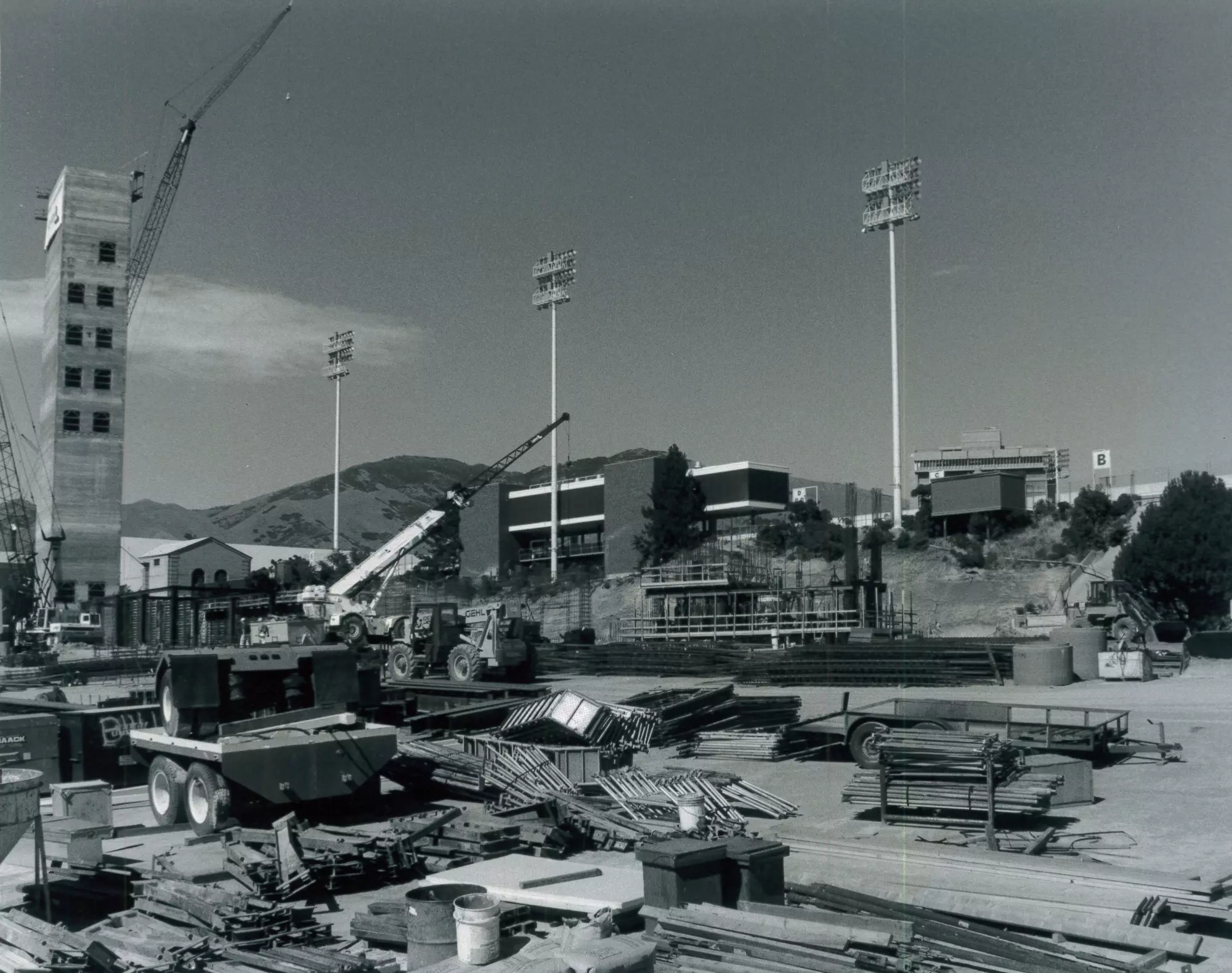 Rice-Eccles Construction - 1997 or 1998