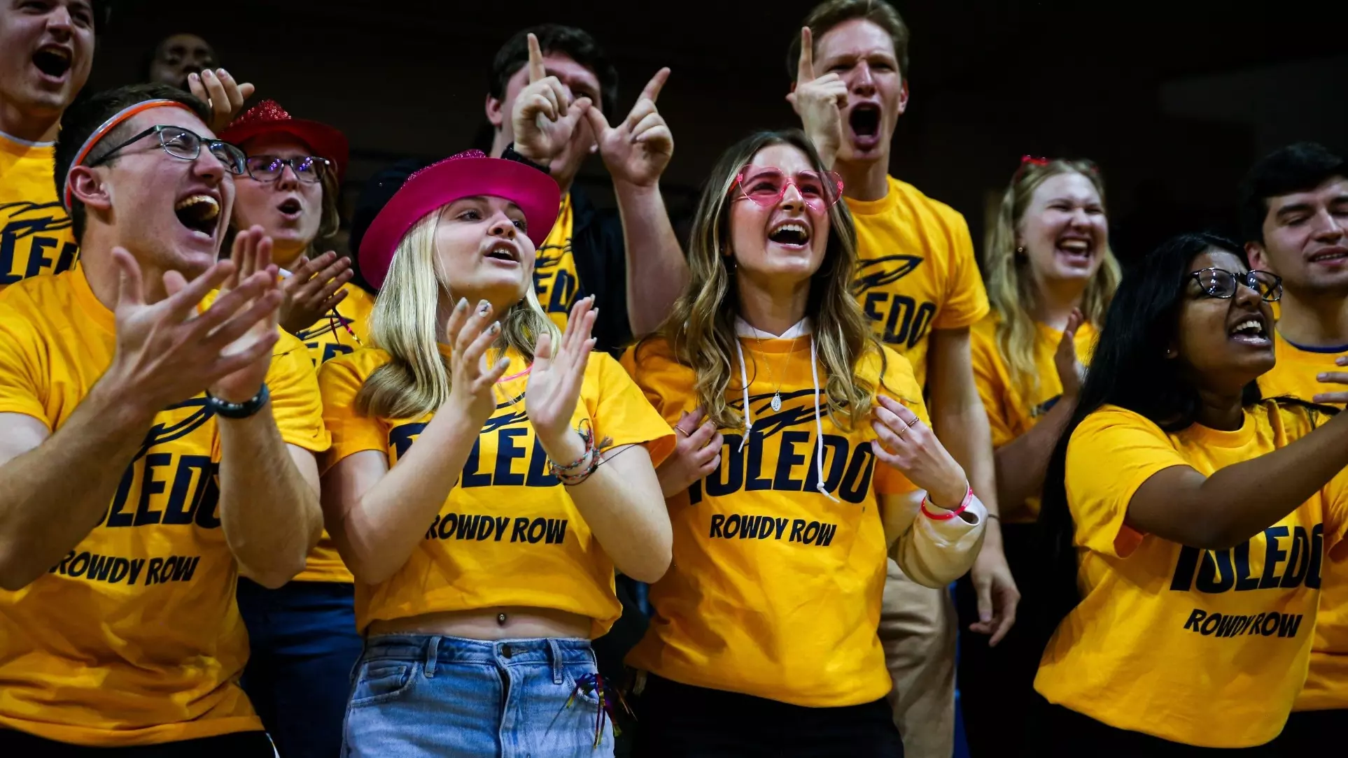Basketball's Rowdy Row student section