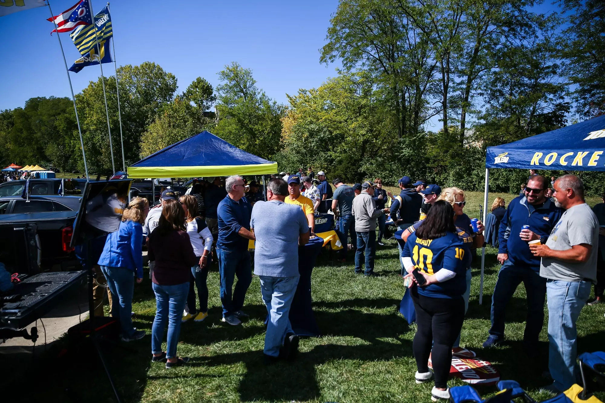 Football tailgating group