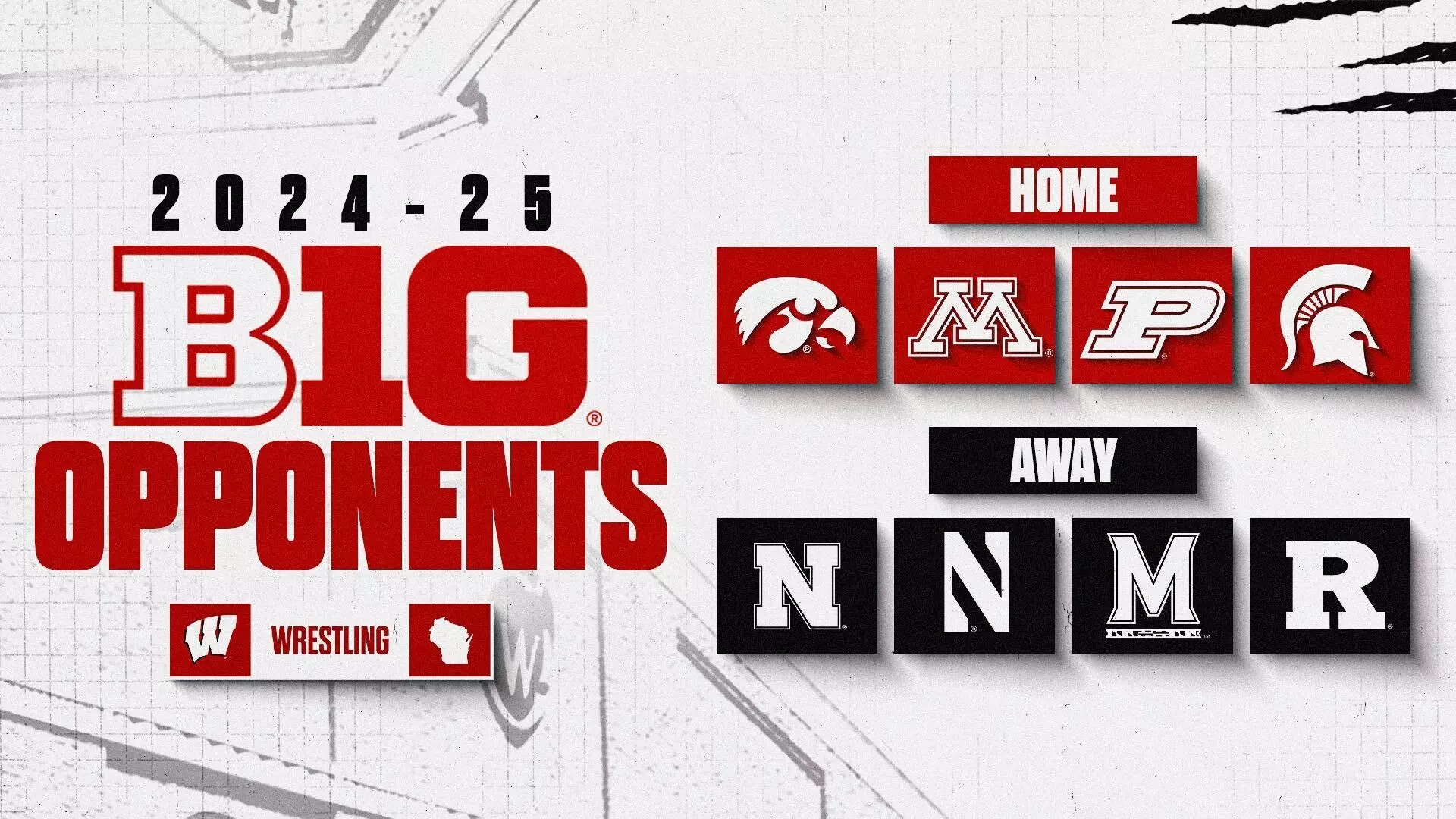 Wrestling announces Big Ten home and away opponents | Wisconsin Badgers wrestling-announces-big-ten-home-and-away-opponents-wisconsin-badgers
