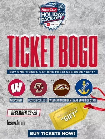 Men's Hockey Holiday Face-off BOGO