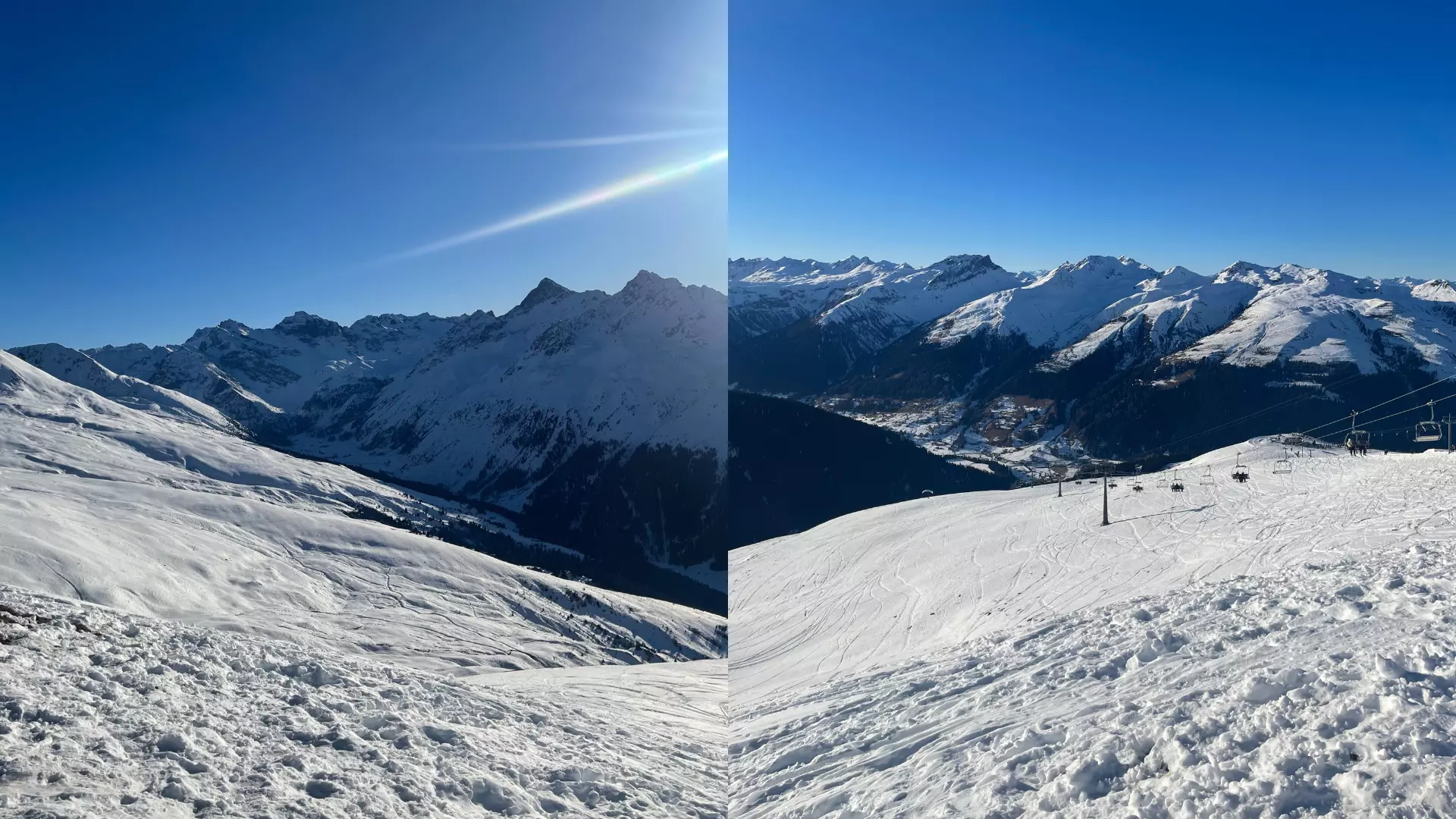 Quinn Finley sightseeing in Davos, Switzerland