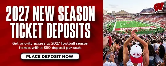 2027 New Season Ticket Deposits | Wisconsin Football