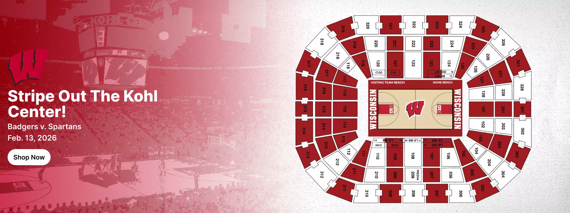 Stripe Out - MBB- Kohl Center