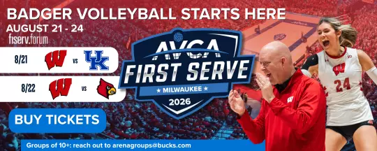 AVCA First Serve at Fiserv Forum
