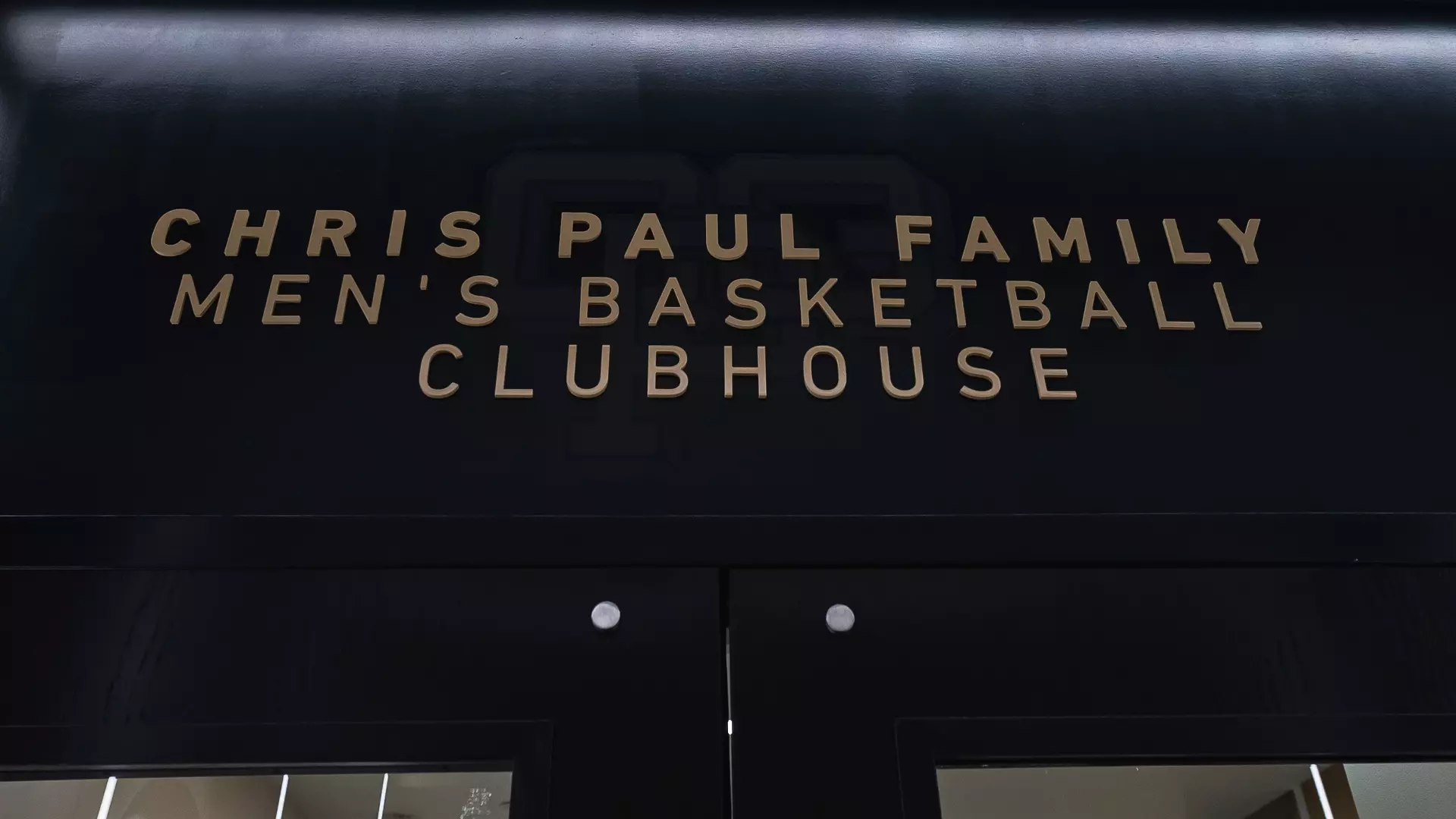 Chris Paul Family Men's Basketball Clubhouse Sign