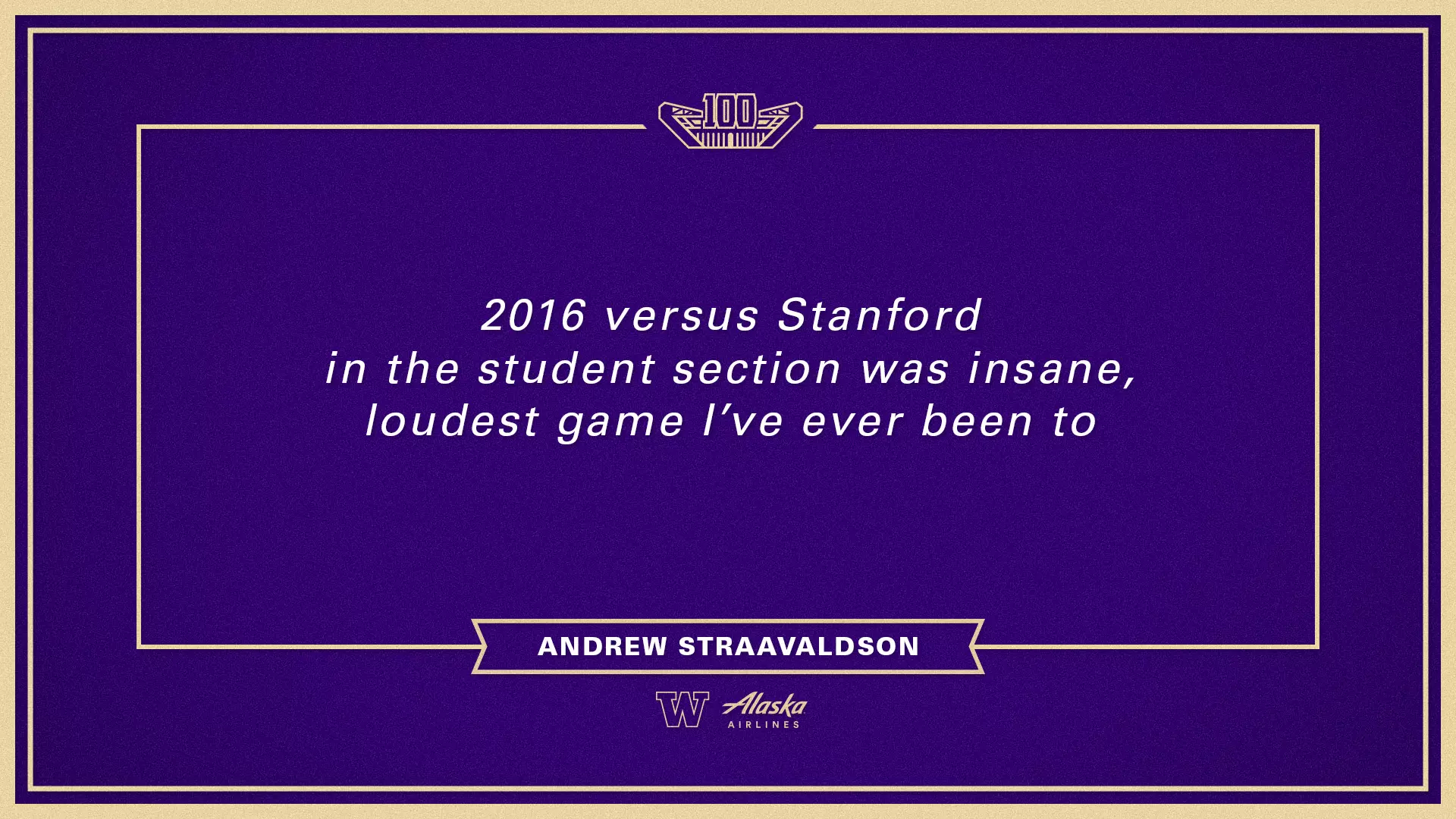 Husky Stadium Centennial Fan Memories