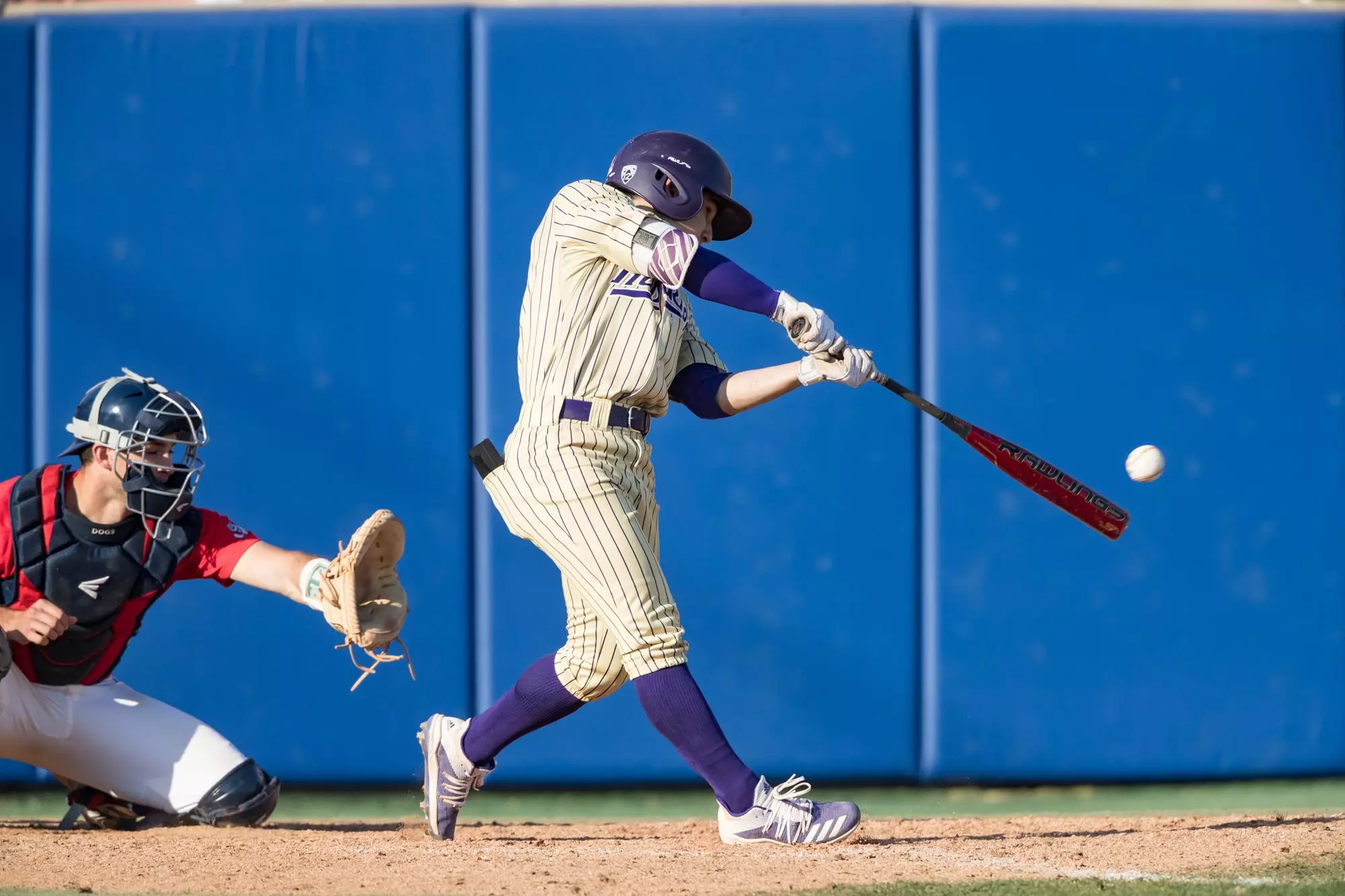 February 2, 2020: Fresno State baseball host Washington for the final game of the weekend series at Pete Beiden Field.
