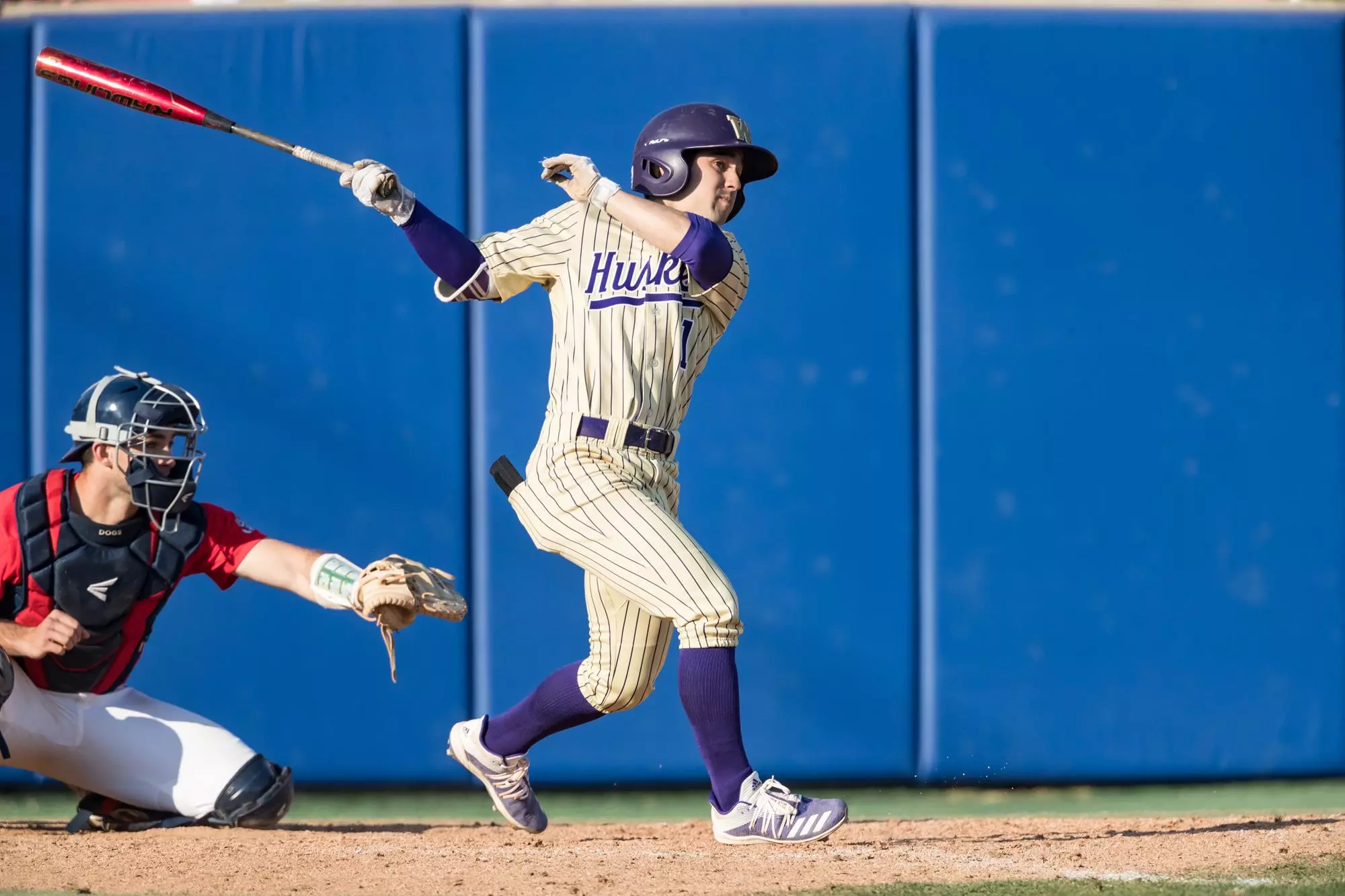 February 2, 2020: Fresno State baseball host Washington for the final game of the weekend series at Pete Beiden Field.