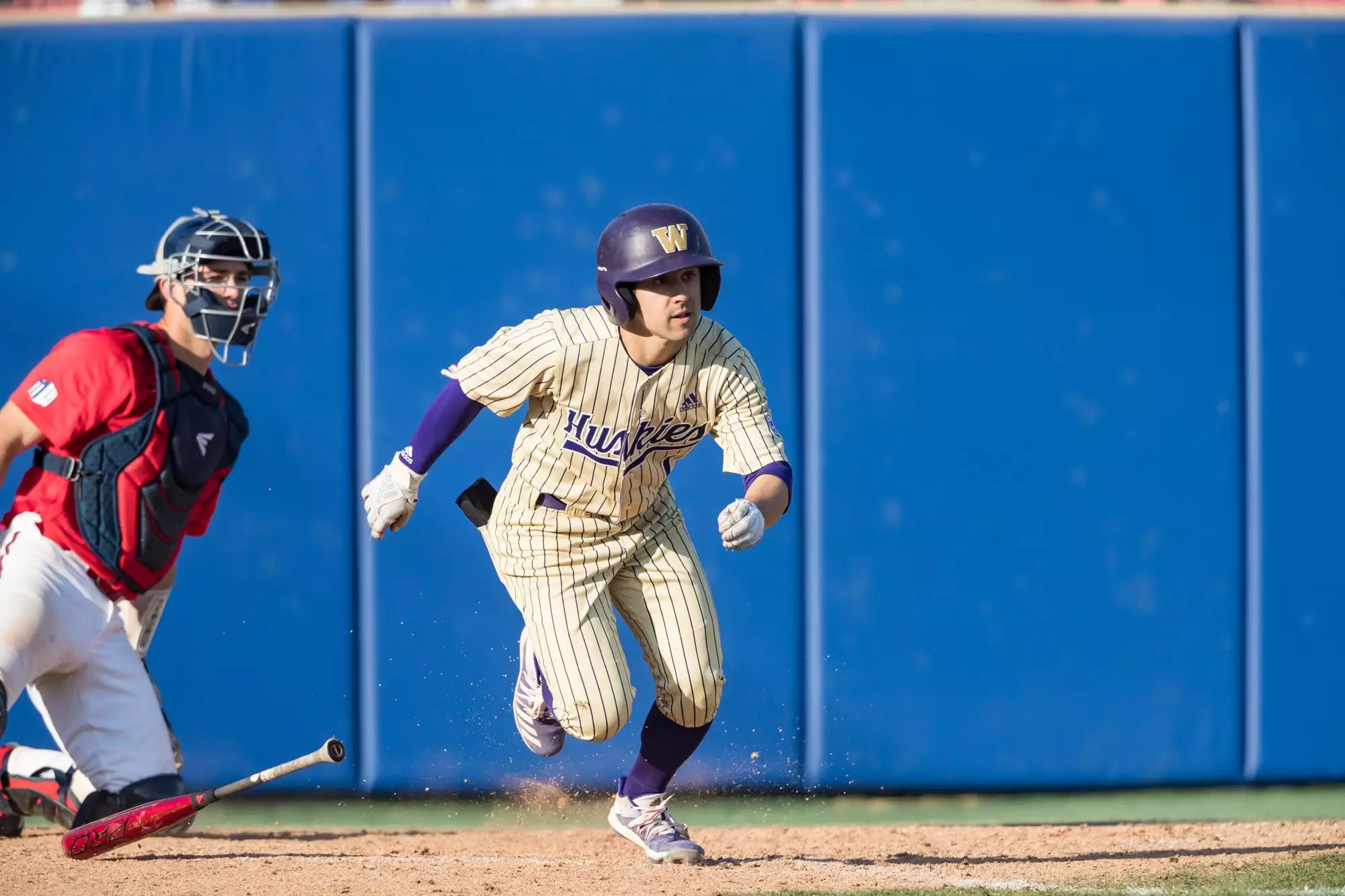 February 2, 2020: Fresno State baseball host Washington for the final game of the weekend series at Pete Beiden Field.