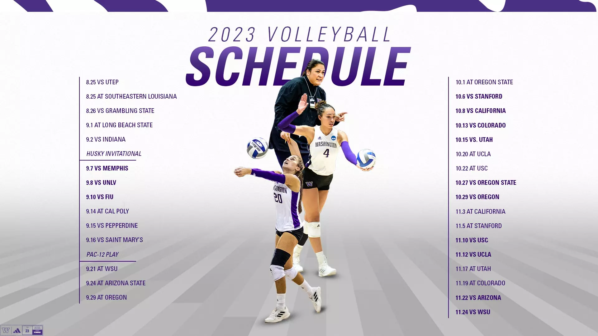 Volleyball Fall Schedule Unveiled - University of Washington Athletics volleyball-fall-schedule-unveiled-university-of-washington-athletics