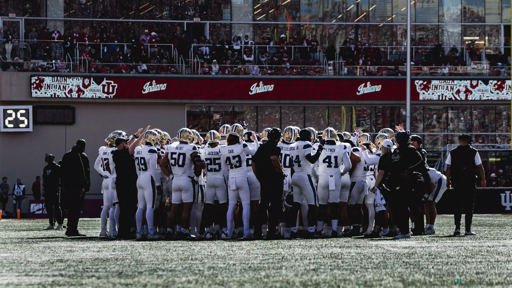 No. 13 Indiana Tops UW, 31-17 - University of Washington Athletics