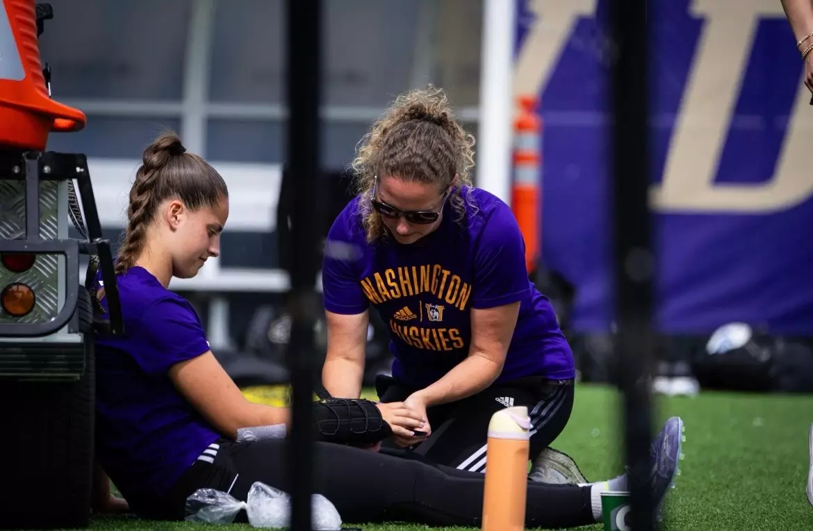 UW athletic trainer