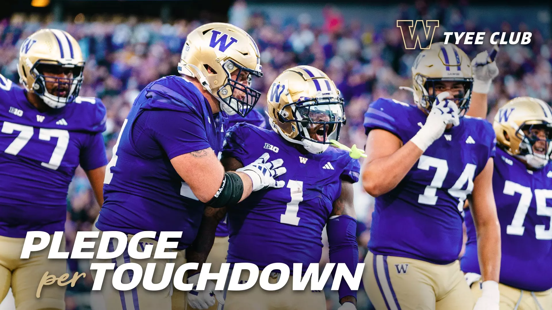 2025 Pledge Per Touchdown graphic