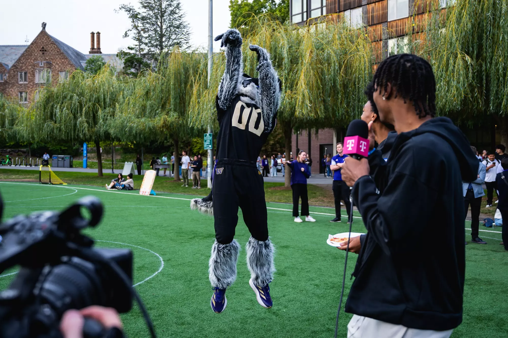 Harry at Denny Field Pep Rally