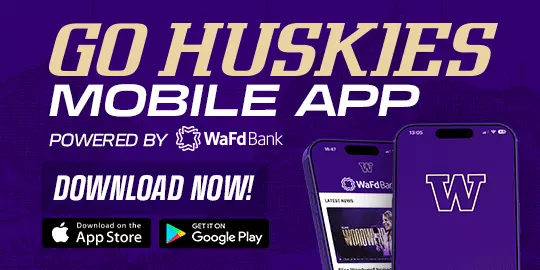 Go Huskies Mobile App powered by WaFd Bank - download now