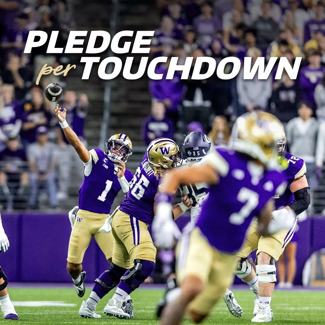 pledge per touchdown with Demond Williams Jr. throwing