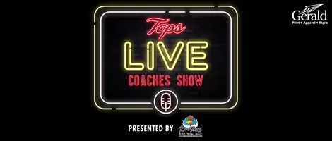 Tops Live Coaches Show Banner – 2025