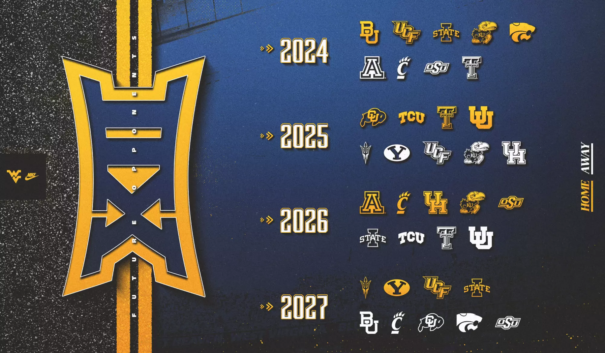 Big 12 Announces Football Scheduling Matrix for 2024-27 Seasons - West Virginia University Athletics big-12-announces-football-scheduling-matrix-for-2024-27-seasons-west-virginia-university-athletics