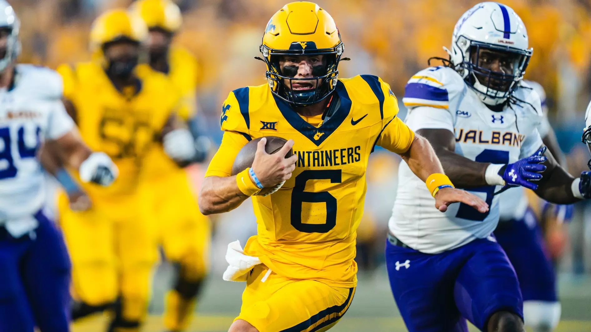 Mountaineers Get Back on Track With 49-14 Victory Over UAlbany