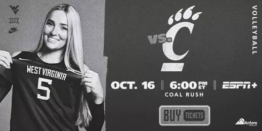Volleyball hosts Cincinnati Friday, Oct. 16