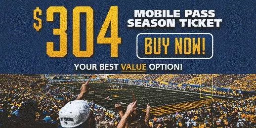 $304 mobile passes are on sale now for the 2026 football season