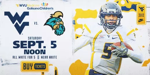Football open up the season vs. Coastal Carolina at home on Sept. 5