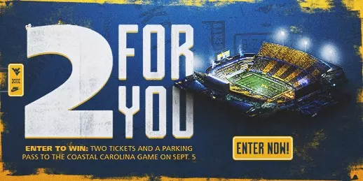 Enter for your chance to win two tickets plus a free parking pass to the home opener vs. Coastal Carolina