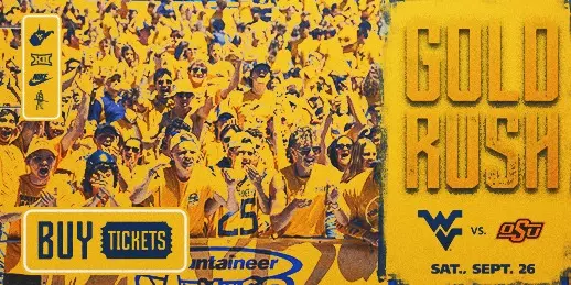 Fans are encouraged to wear gold vs. Oklahoma State on Sept. 26