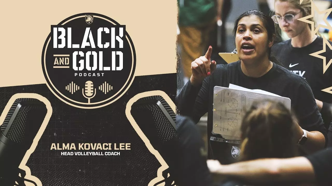 Thumbnail for Army Volleyball Head Coach Alma Kovaci Lee: Black and Gold Podcast - Episode 3