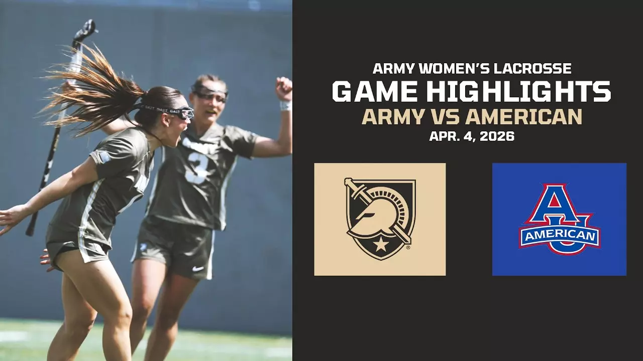Thumbnail for Army vs. American Women's Lacrosse Game Highlights