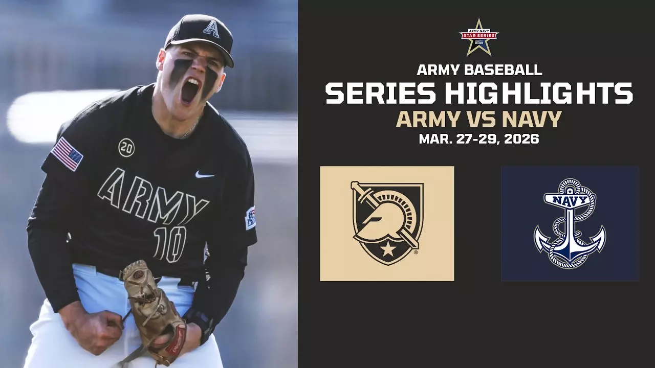 Thumbnail for Army vs. Navy Baseball 2026 Star Series Extended Highlights