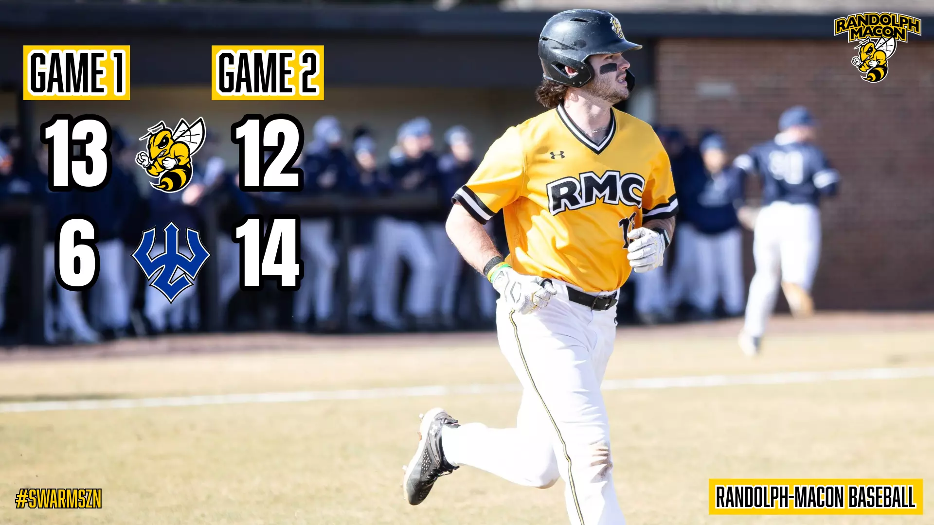 Macon Rbi 7 Hits, 6 RBI for Lautenschlager in DH for #13 RMC Baseball vs. WLU ...