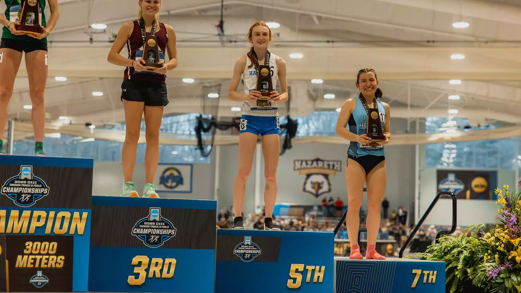 Keira Rogan Rochester Rogan '28 takes fifth in women's 3,000 meters at NCAA track and field ...