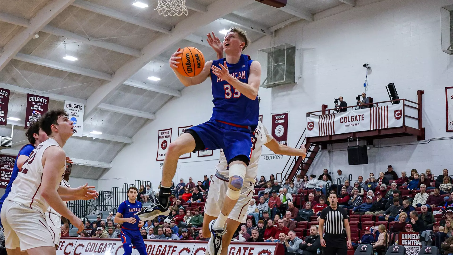 Matthew Colgate Men's Basketball Falls at Colgate After Late Rally by Raiders ...