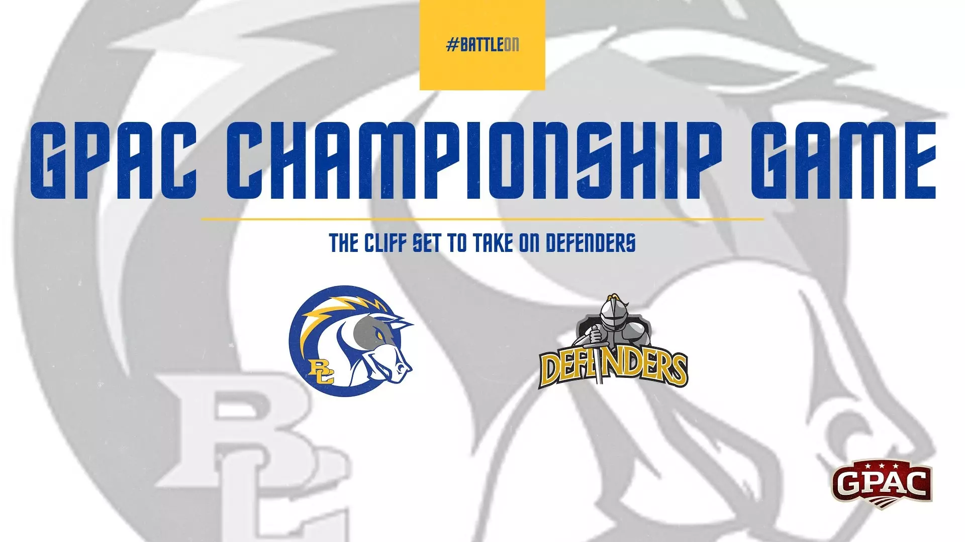 CHARGERS SET FOR GPAC CHAMPIONSHIP GAME - Briar Cliff University