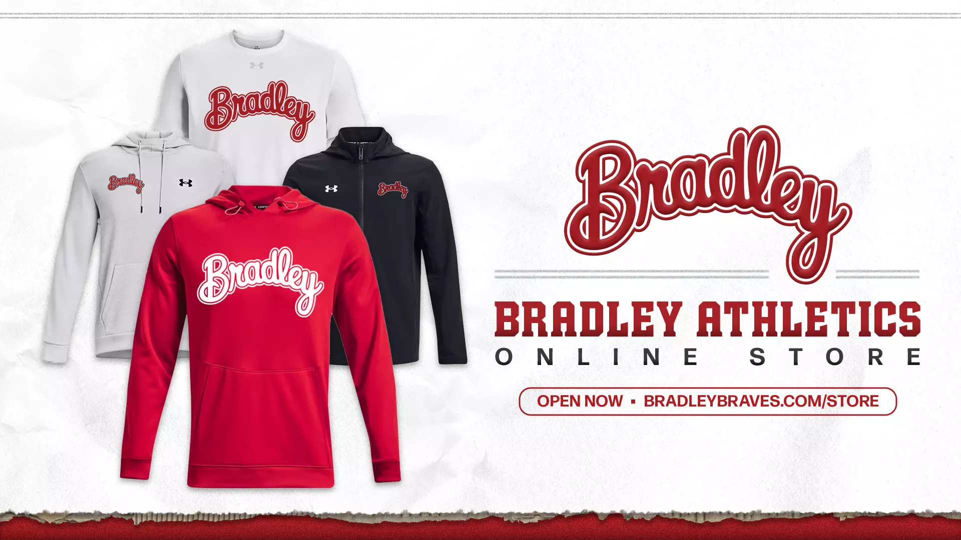 Bradley Athletics Script Merchandise Now Available Online Bradley