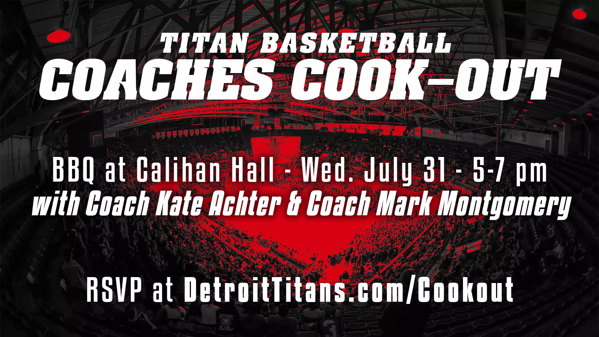 Join Us For A Titan Basketball Coaches Cook-Out On July 31 - University ...
