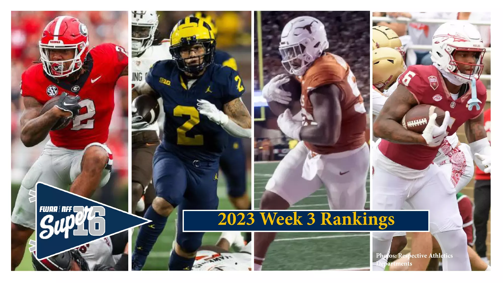 Cfp Week 3 Ranking 2023 Week 3 FWAA-NFF Super 16 Poll - National Football Foundation