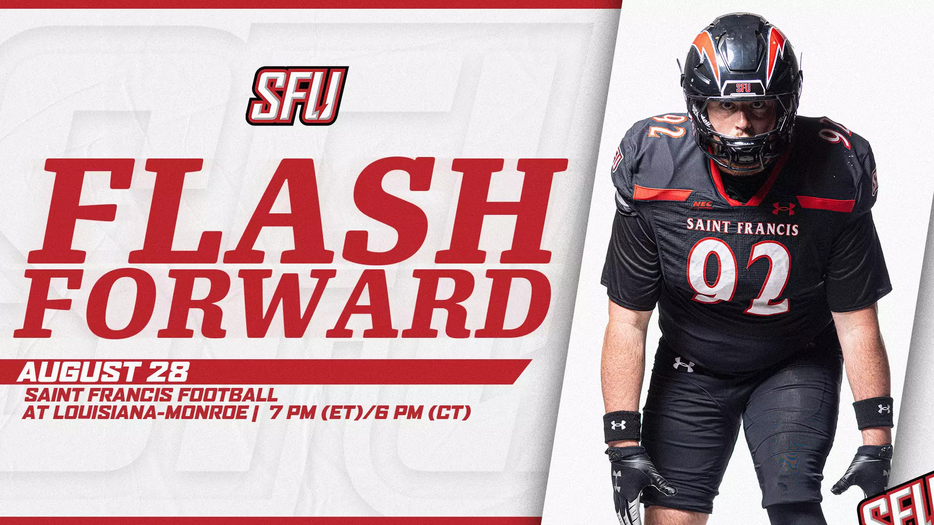 Saint Francis Football Opens 2025 Campaign At LouisianaMonroe On