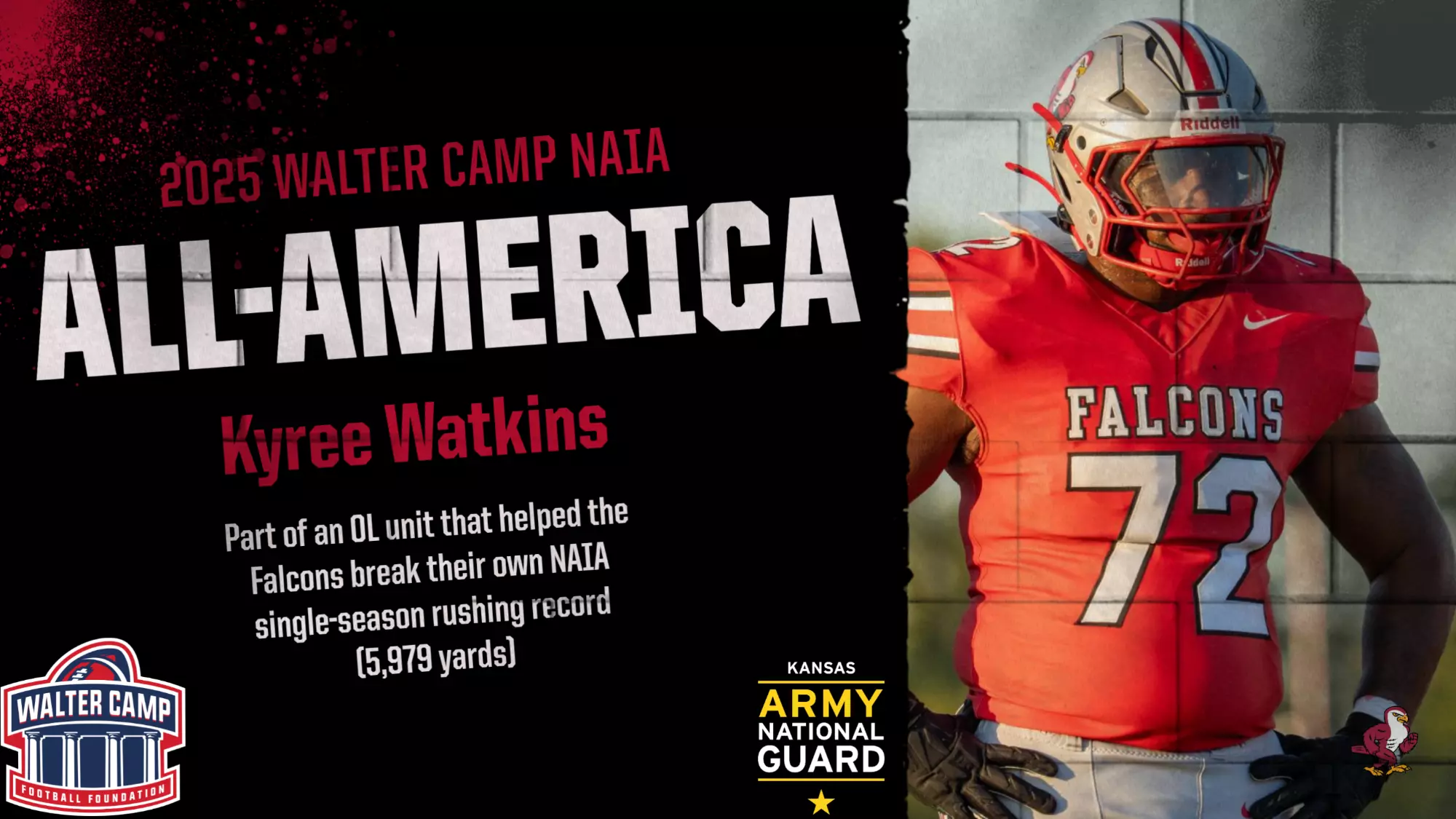 Watkins snags Walter Camp NAIA All-America honor - Friends University