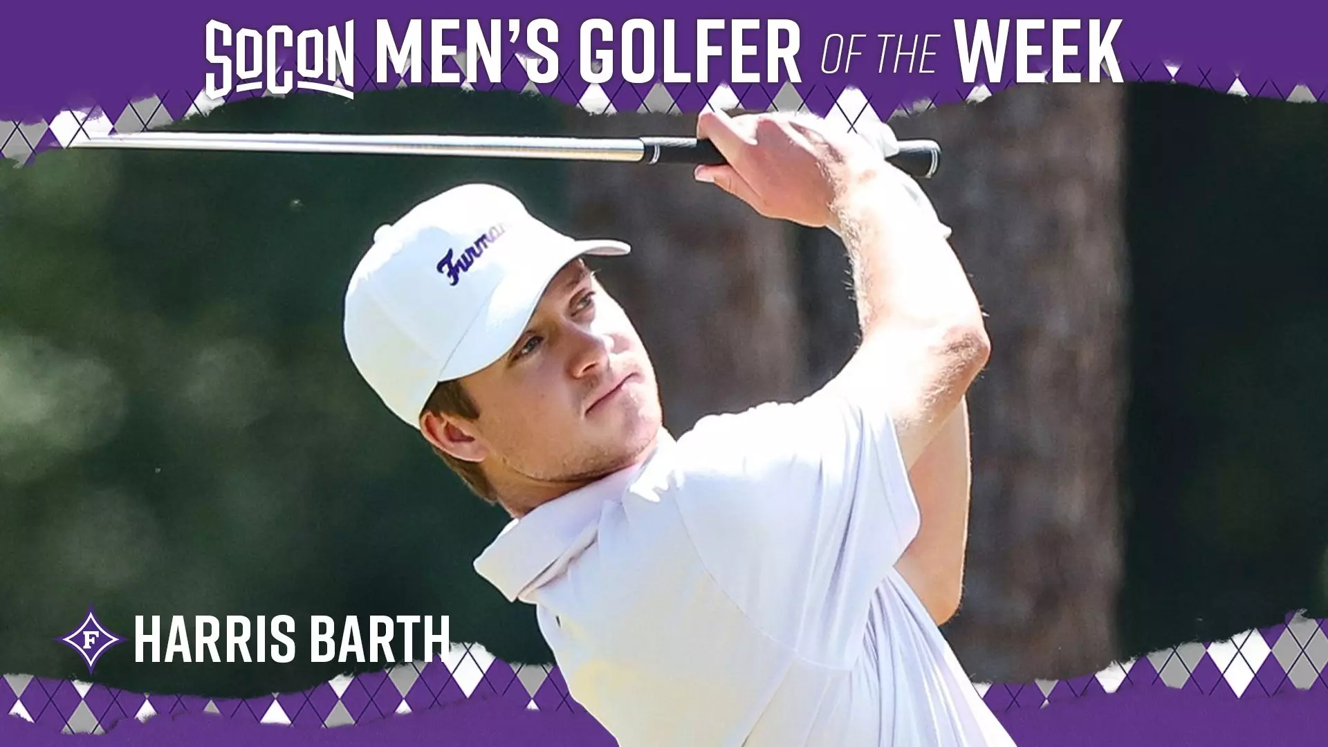 Harris Rafferty Golf Furman's Barth Named SoCon Golfer Of The Week - Furman University