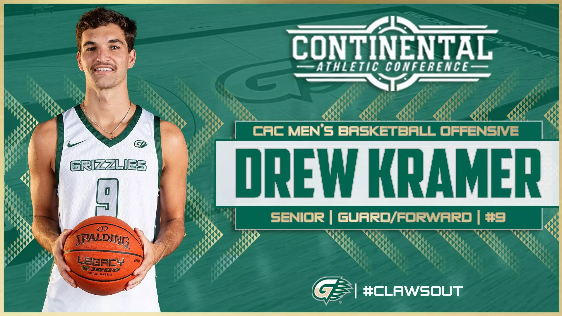 Drew Kramer Record-Setting Game Earns Kramer CAC Men’s Basketball Player of the ...