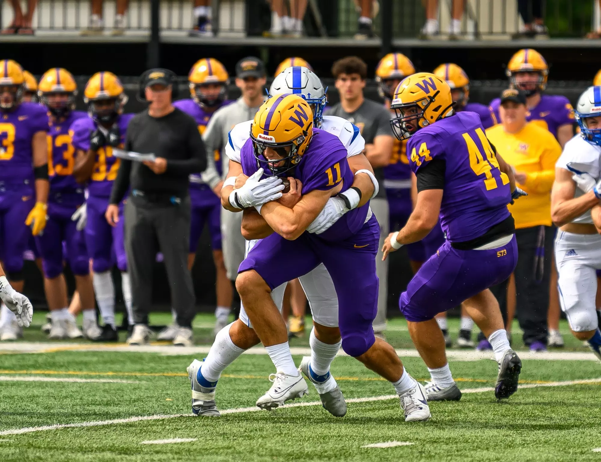 Colbe Eldridge Football Mules Show Grit Despite Road Loss at Williams - Colby College