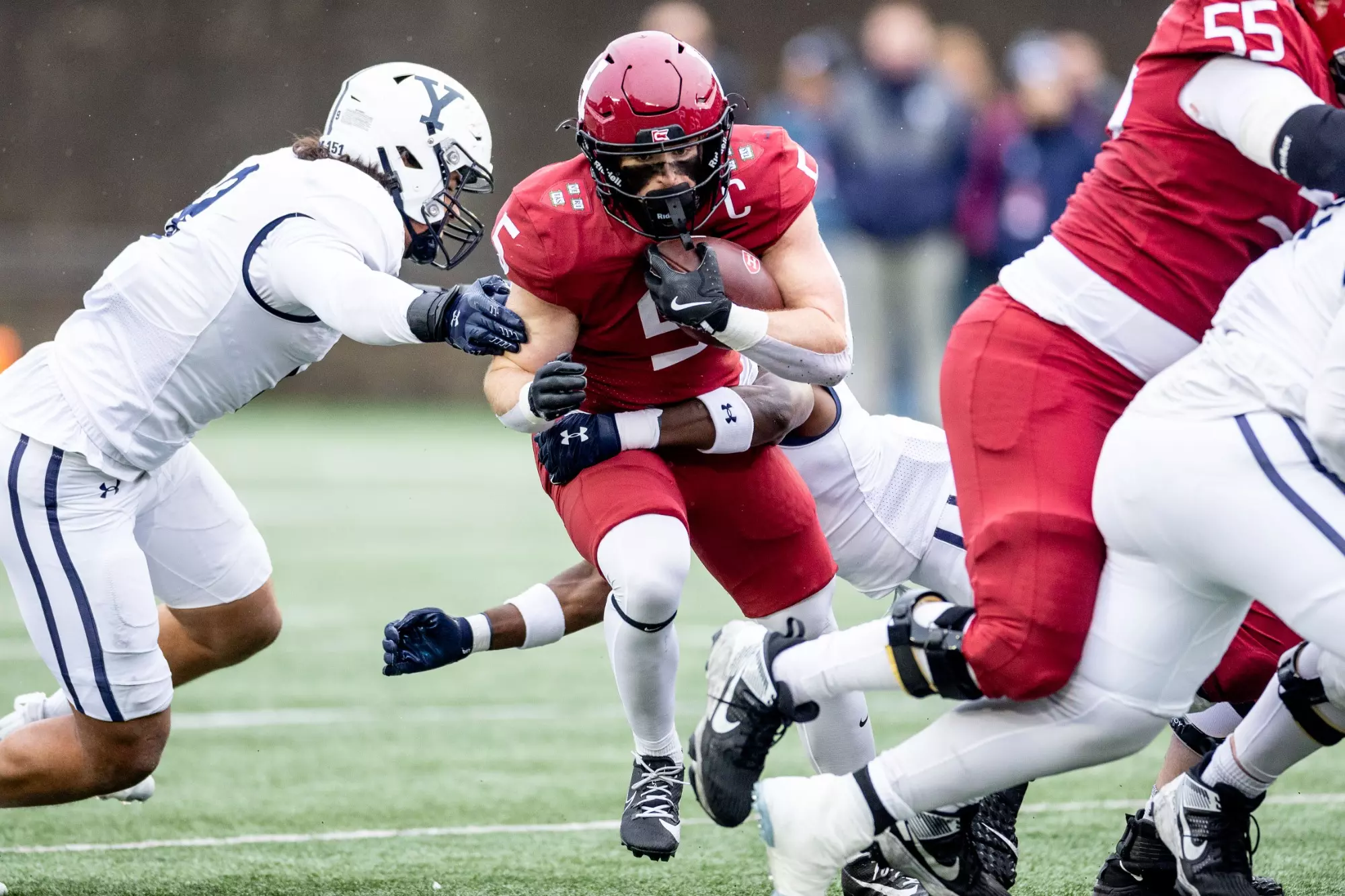 No. 21/17 Football Drops Season Finale to Yale Harvard University