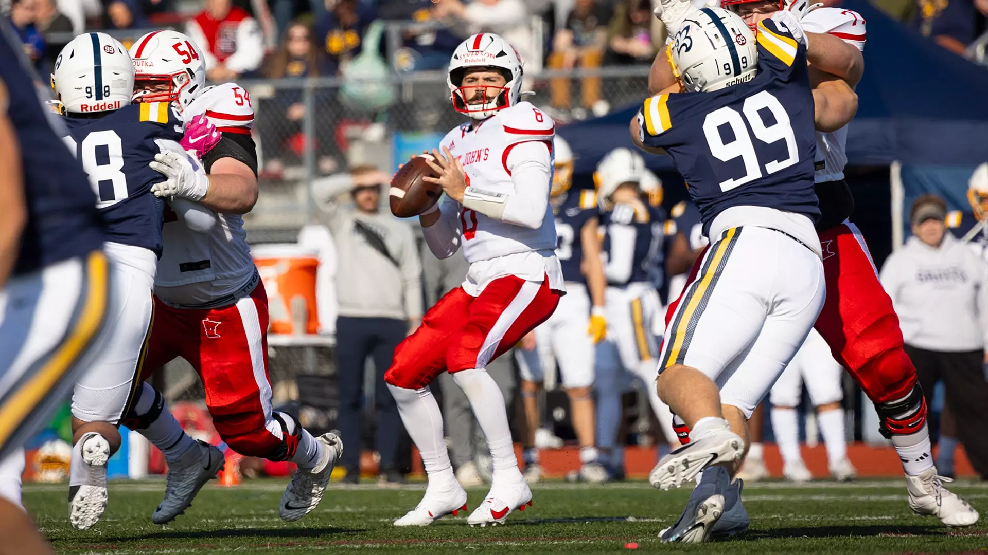 Syverson, No. 3 SJU Roll to 500th MIAC Win in Program History - Saint ...