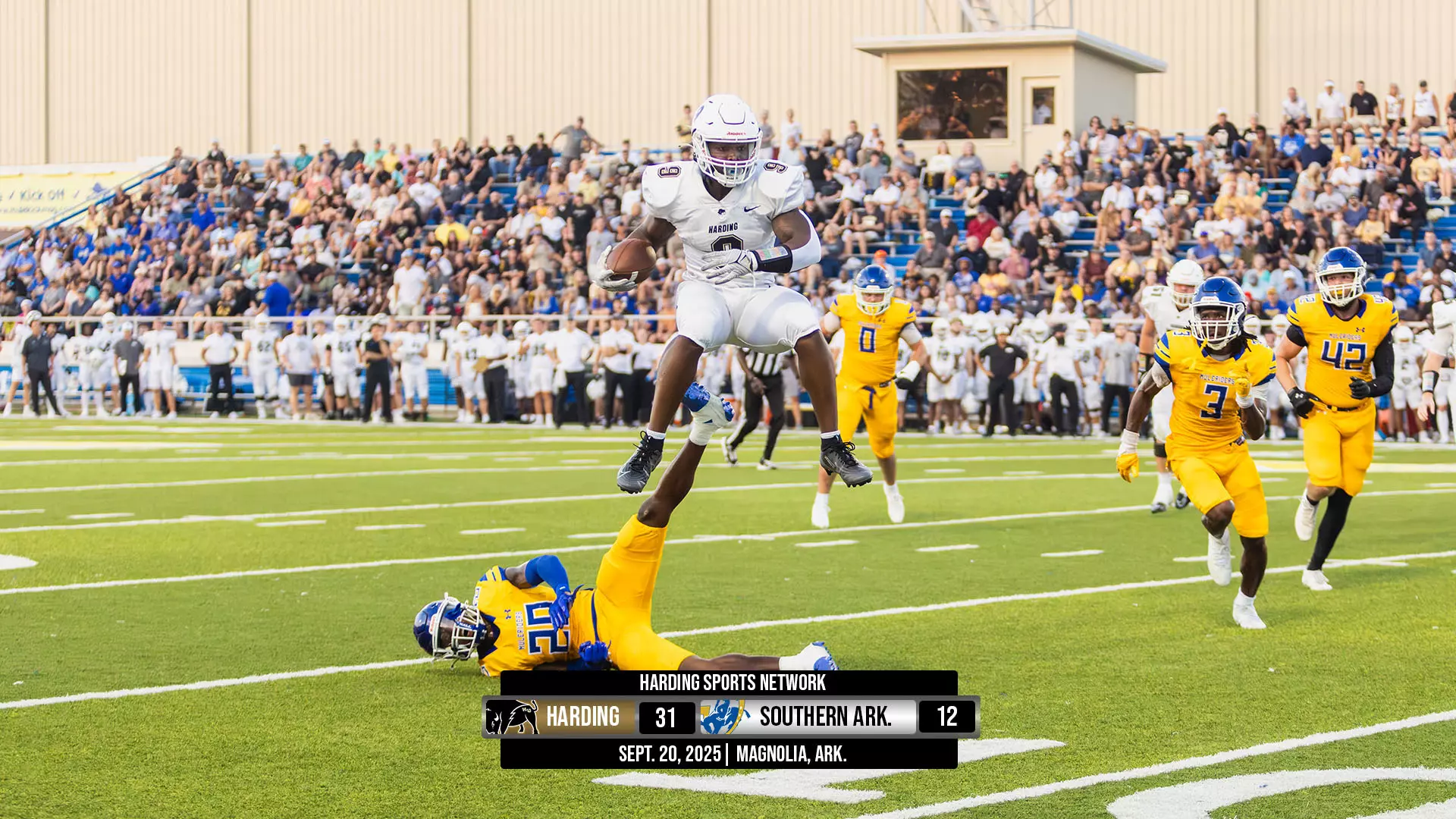 Harding Southern Arkansas Defensive Lockdown at Wilkins Stadium